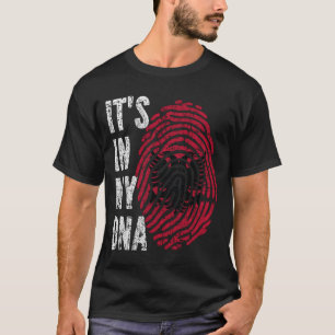 Camiseta É NO MEU DNA, Albânia, Sinalizam Mulheres Crianças