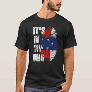 Camiseta É no meu DNA Antilhas Holandesas Bandeira Dutch