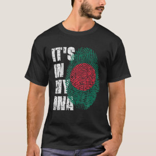 Camiseta É NO MEU DNA Bangladesh Flag