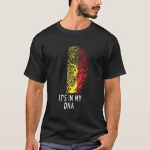 Camiseta É No Meu Dna Bélgica Bandeira Orots Orgulho Belga