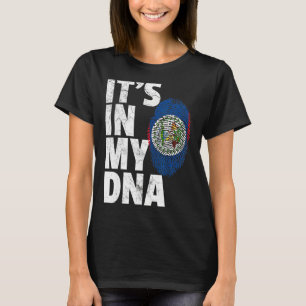 Camiseta É NO MEU DNA Belize, Pavilha Oficial, Gift Cou
