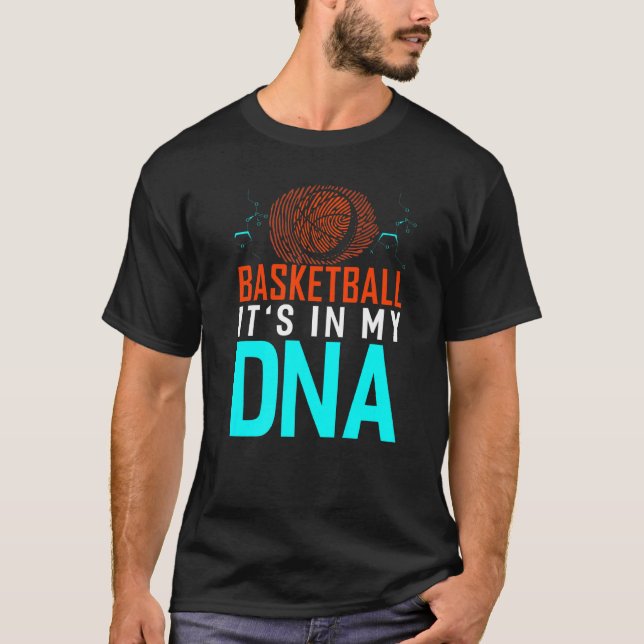Camiseta É No Meu Dna, Coach De Basquete Funny (Frente)