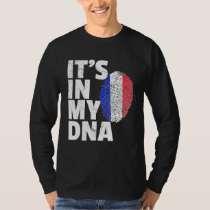 Camiseta É No Meu Dna França Bandeira Pride National Co