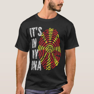 Camiseta É NO MEU DNA, Homens da Macedônia do Norte, Mulher