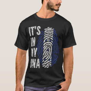 Camiseta É NO MEU DNA Honduras Sinaliza Homens Mulheres Cri