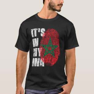 Camiseta É NO MEU DNA Marrocos Flag