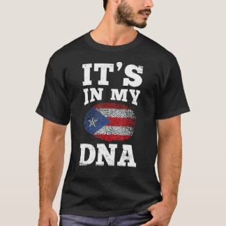 Camiseta É No Meu Dna Puerto Rican
