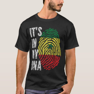 Camiseta É NO MEU DNA, Semblantes Senegal Mulheres Crianças
