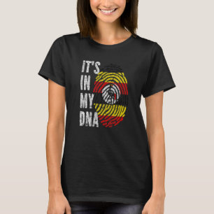Camiseta É no meu Dna Uganda Flag Uganda