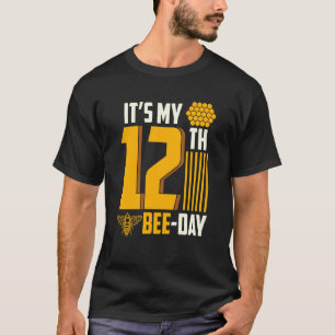 Camiseta É o 12º Dia da Abelha Apiário de Apicultor de Mel