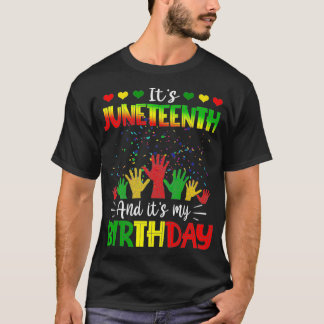 Camiseta É o 12 de junho e o meu aniversário é o dia negro