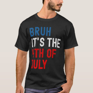 Camiseta É o 4 de julho do Patriótico Homens B da Bandeira