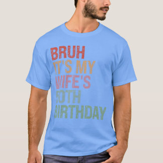 Camiseta É o 50º aniversário da minha esposa Rainha de 50 a