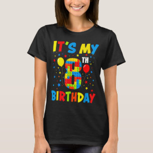 Camiseta É o 8º aniversário de 8 anos de blocos de construç