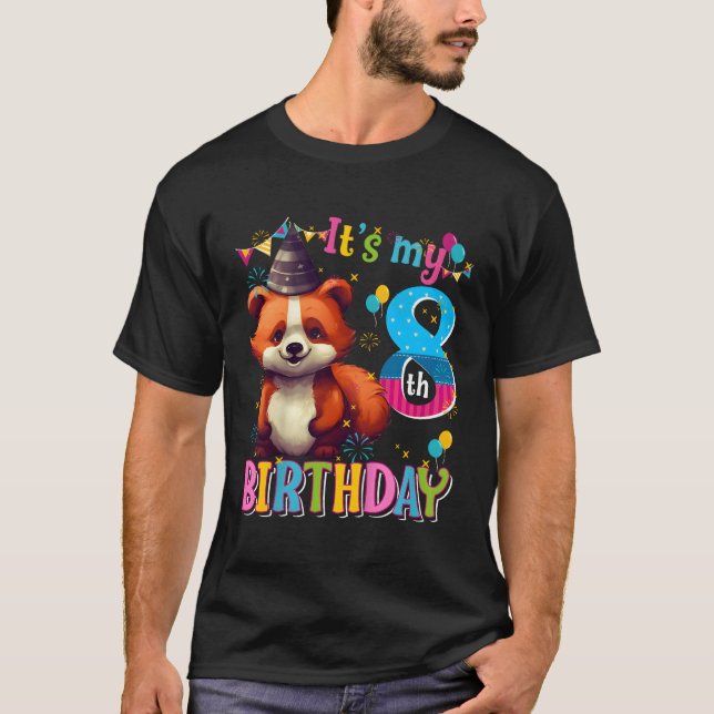 Camiseta É O 8º E 8º Panda Vermelha (Frente)