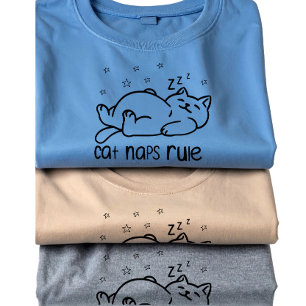 Camiseta É o Amante do Gato da Hora da Soneca 