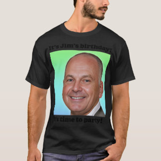 Camiseta É o aniversário de Jims