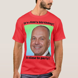 Camiseta É o aniversário de Jims