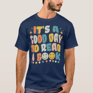 Camiseta É O Bom Dia Para Ler Biblioteca Engraçada De Livro