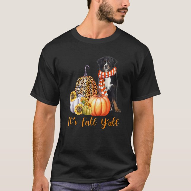 Camiseta É o Cachorro da Montanha de Cachorro Leopard Pumpk (Frente)