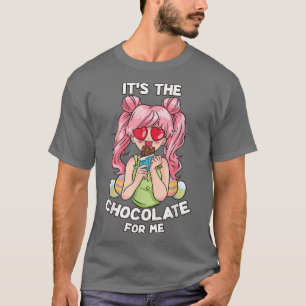 Camiseta É o Chocolate para mim - Páscoa de anime Kawaii 51