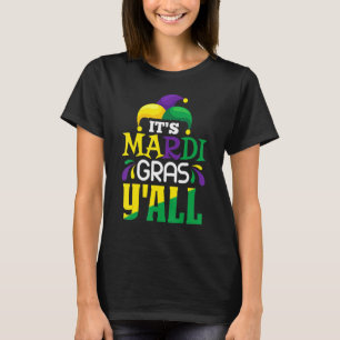 Camiseta É O Custo Da Máscara Do Partido Mardi Gras Yall Te