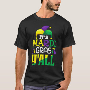 Camiseta É O Custo Da Máscara Do Partido Mardi Gras Yall Te
