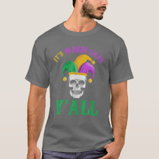 Camiseta É O Custo Da Máscara Do Partido Mardi Gras Yall Te