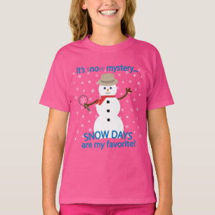 Camiseta É o detetive misterioso Snowman.