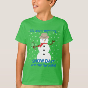 Camiseta É o detetive misterioso Snowman.