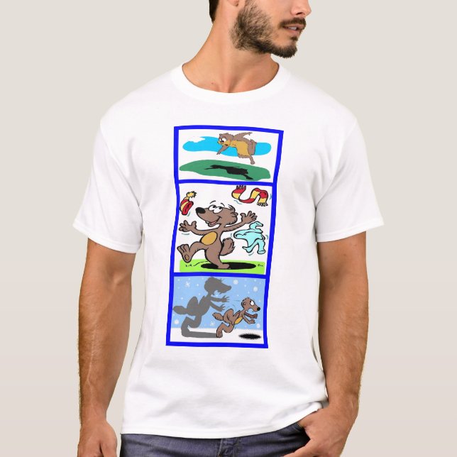 Camiseta É o Dia da Marmota de novo! (Frente)