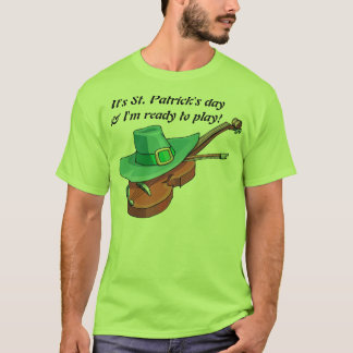 Camiseta É o dia de St Patrick & eu estou pronto para jogar