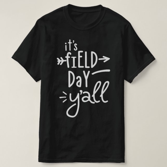 Camiseta É o Dia do Campo Y'all 75 (Frente do Design)