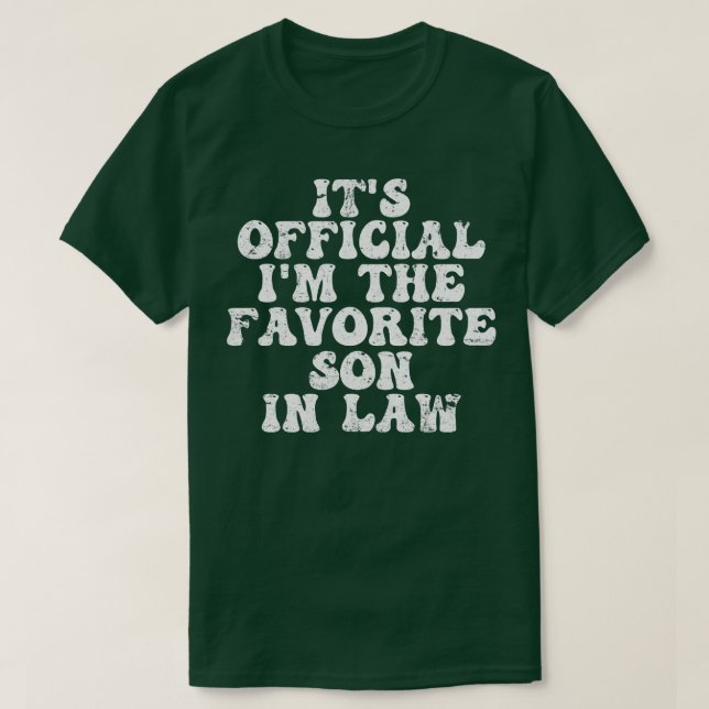 Camiseta É o filho favorito da lei 1 (Frente do Design)