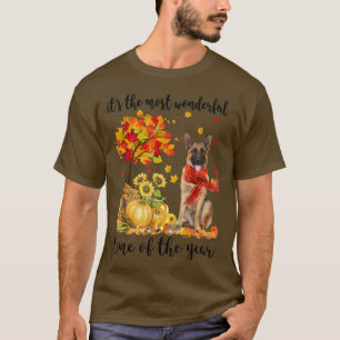 Camiseta É O German shepherd Mais Maravilhoso Do Horário De