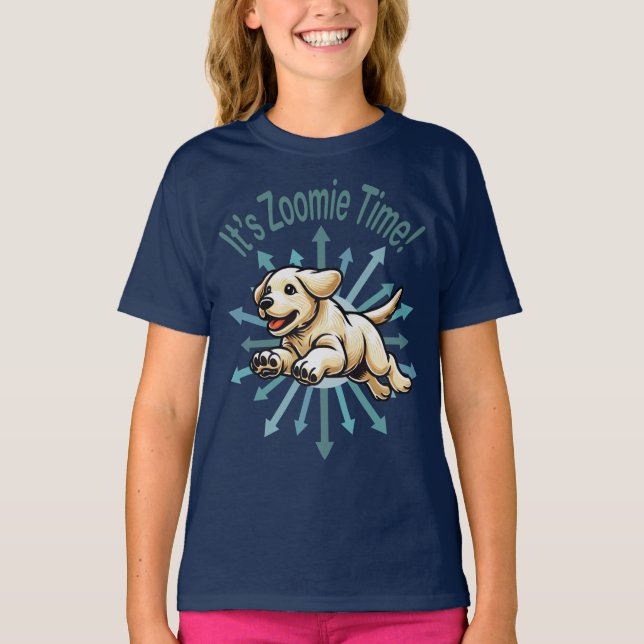 Camiseta É o Laboratório de Ouro de Tempo Zoomie (Frente)