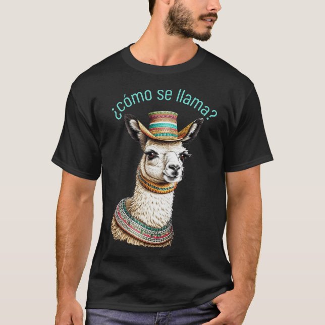 Camiseta E o lhama? (Frente)