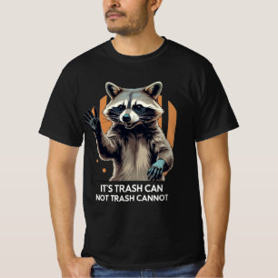 Camiseta É o lixo que não pode desaparecer - Meme do raccoo