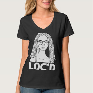 Camiseta É o "Locs For Me Afro Hair Black American Afr"