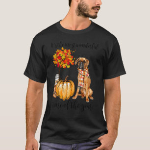 Camiseta É o mais maravilhoso "Autumn Time Boxer Scarf Pu"