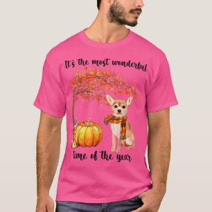 Camiseta É O Mais Maravilhoso Horário De Outono Chihuahua S