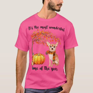 Camiseta É O Mais Maravilhoso Horário De Outono Chihuahua S