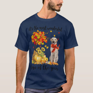 Camiseta É O Mais Maravilhoso Horário De Outono Labrador Pu