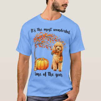 Camiseta É O Mais Maravilhoso Poodle Do Horário De Outono S