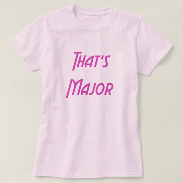 Camiseta É o Major (Frente do Design)