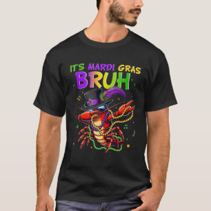 Camiseta É o Mardi Gras Bruh Dabbing Crawfish Carnaval para