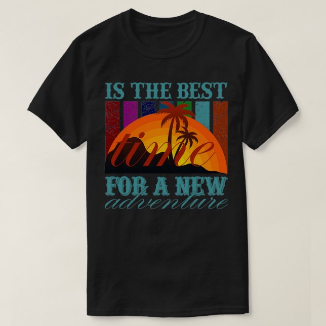 Camiseta é o melhor para um novo (Frente do Design)