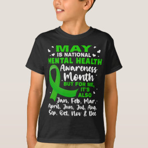 Camiseta É o Mês de Conscientização da Saúde Mental Masculi