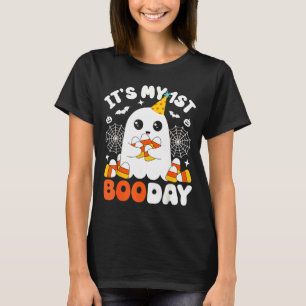 Camiseta É o Meu 1º Dia do Boo, Fantasma Divertido de Hallo