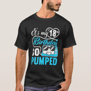 Camiseta É o meu 18º Aniversário, que eu tô amontoado em di